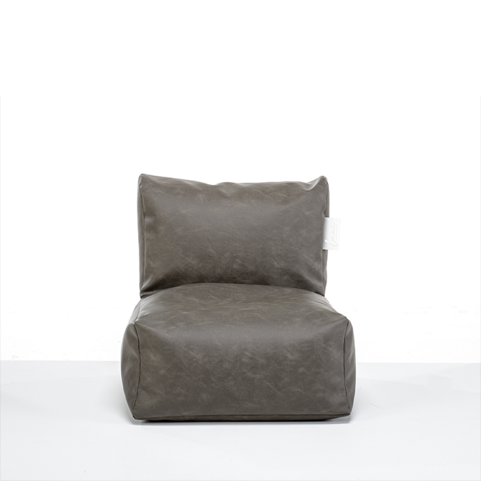 Sillón otomano puf terciopelo infantil gris oscuro negro natural verde oscuro cuero gris marrón oscuro48 x 48 x 50 x 23 ancho x fondo x alto respaldo x alto asiento