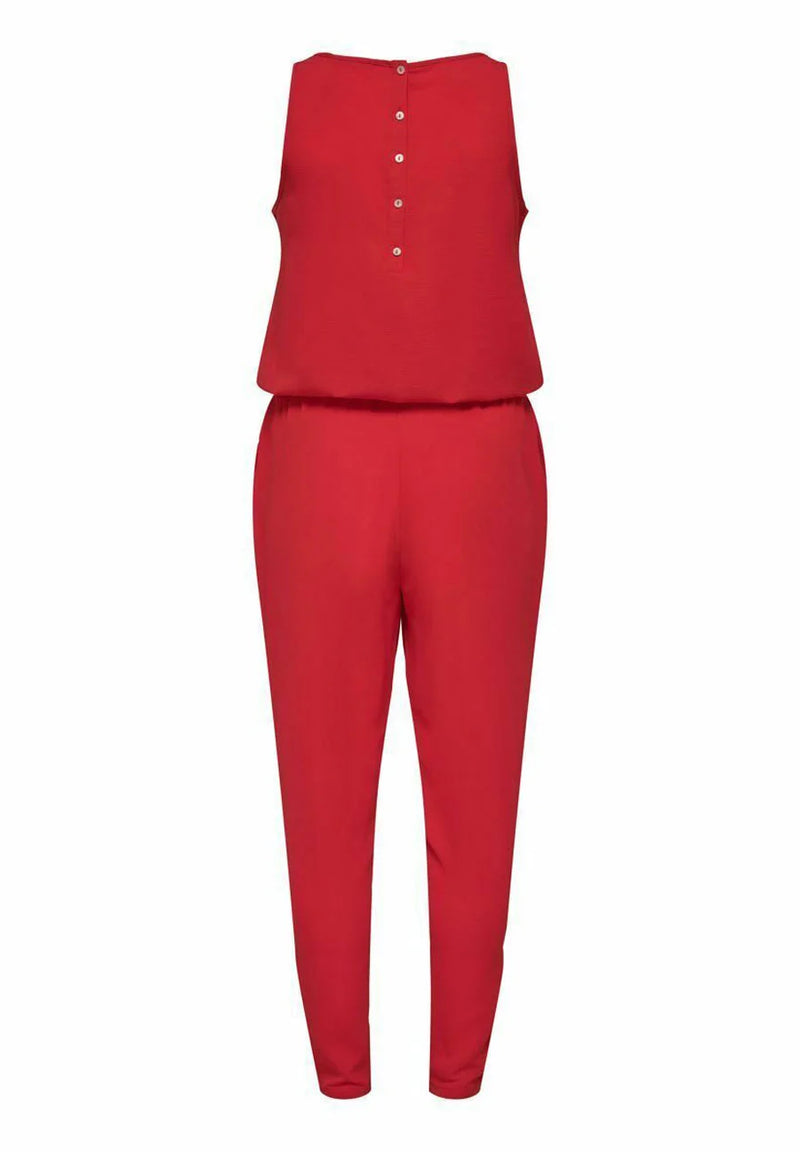 Dames jumpsuit geel zwart bruin rood donkerblauw xs s m l xl xxl