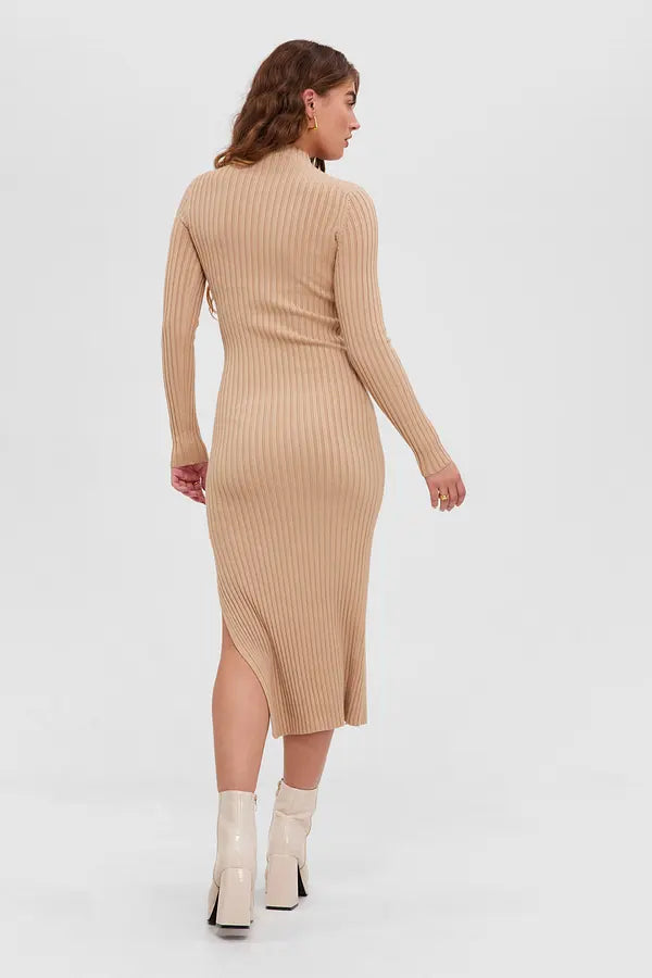 Vestido de mujer beige xs sml