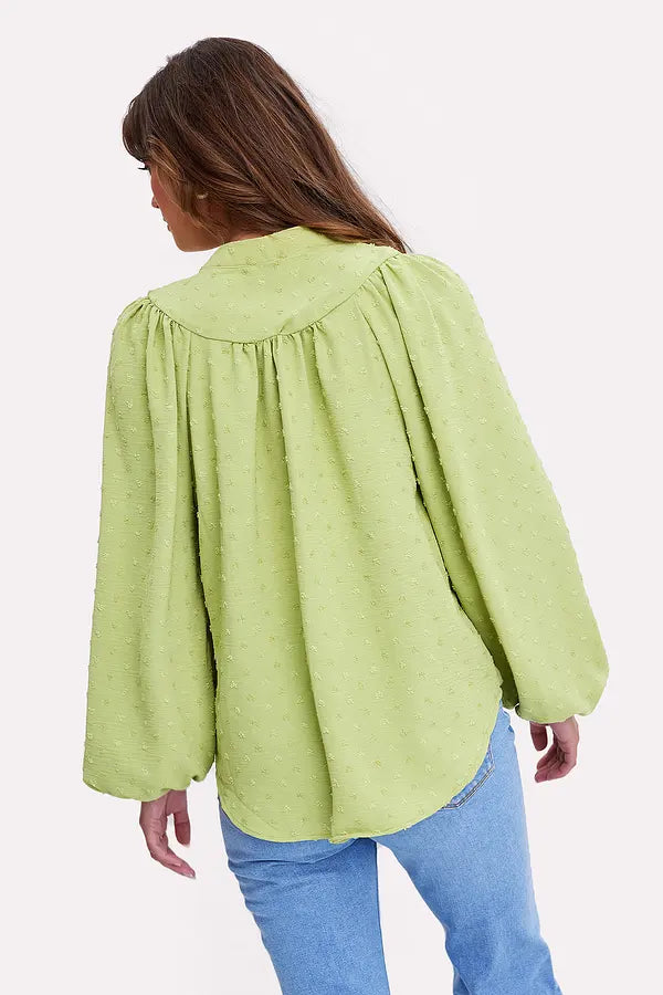 Blusa mujer blanco rosa verde xs sml