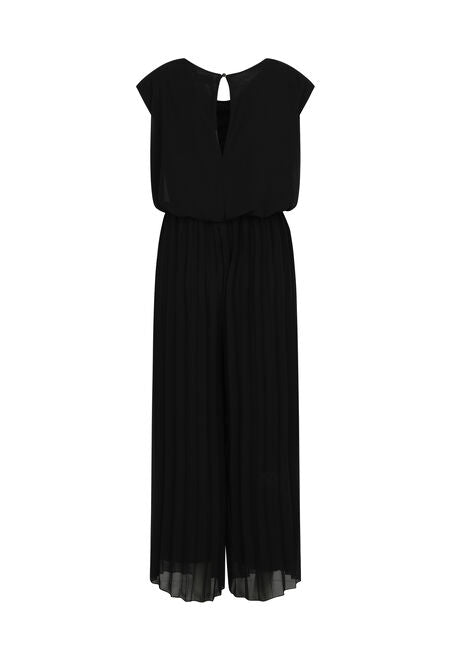 Dames jumpsuit blauw zwart s m l xl