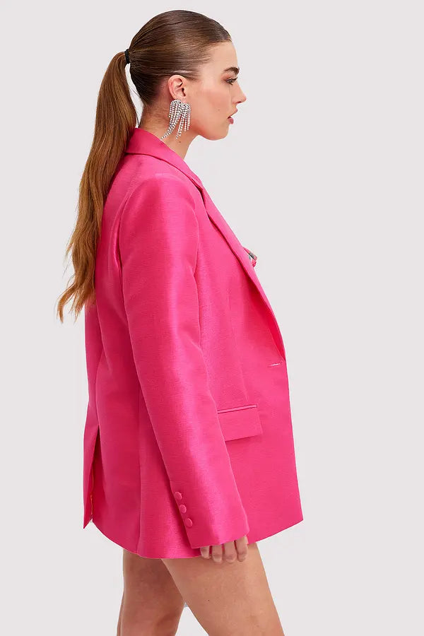 Dames blazer roze xs s m l xl