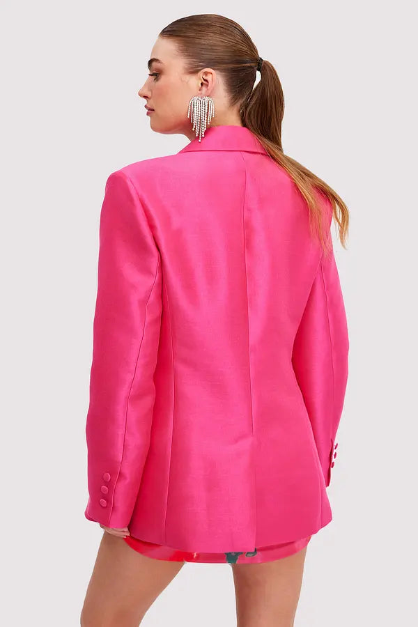 Dames blazer roze xs s m l xl