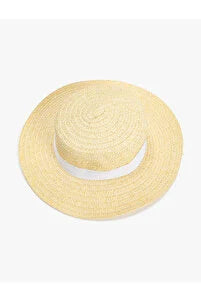 Sombrero de playa para mujer beige