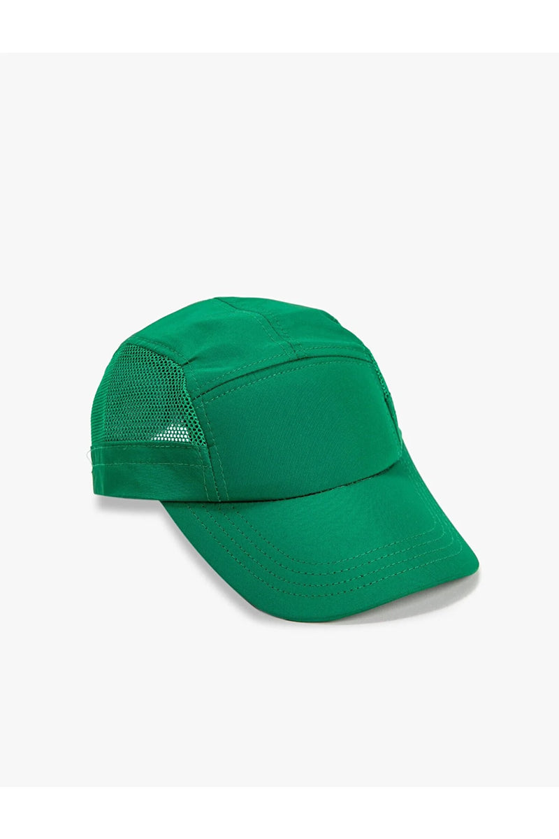 Gorra de mujer rosa verde oscuro