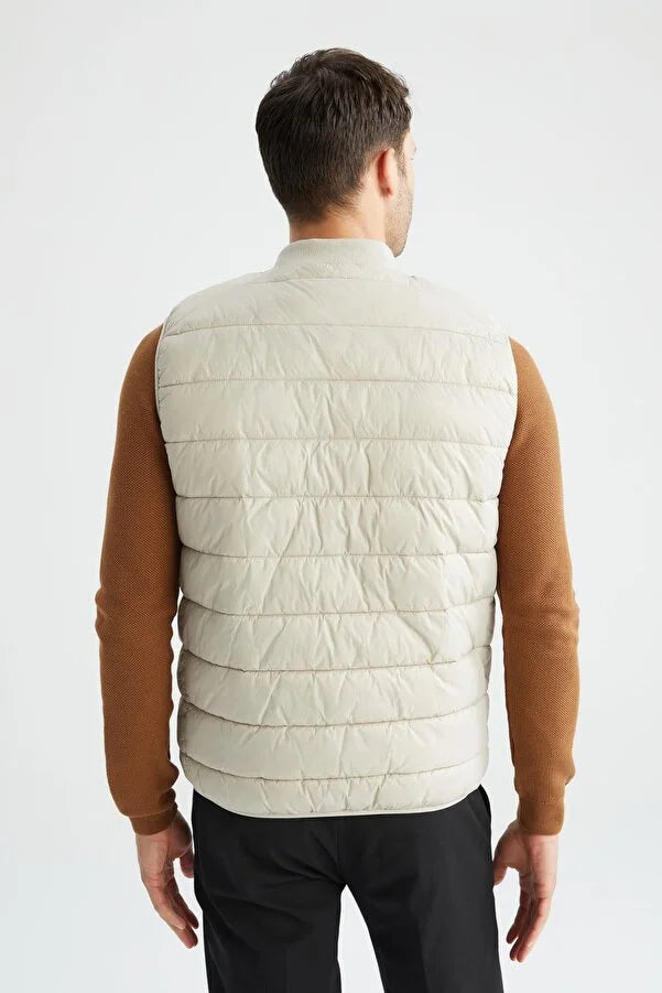 Heren bodywarmer lichtbeige s m l xl