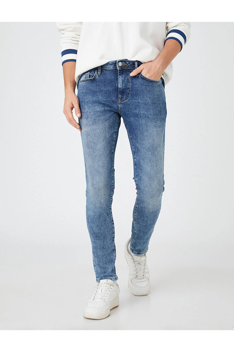 Heren spijkerbroek jeans blauw xs s m l xl xxl