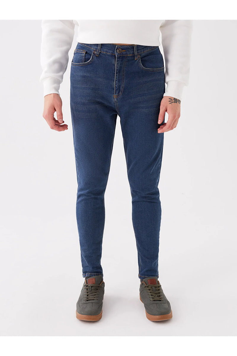 Heren spijkerbroek jeans blauw s m l