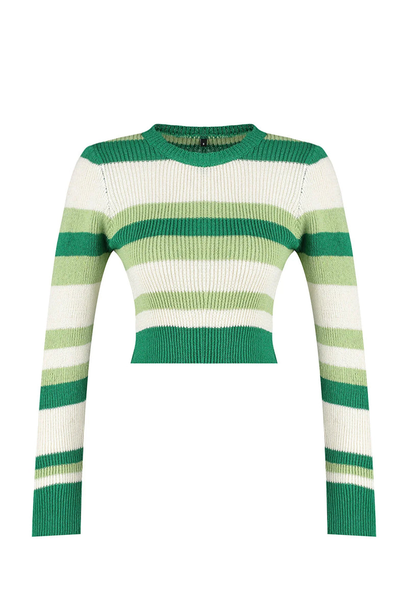 Dames trui top blauw groen bruin s m l