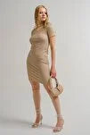 Vestido mujer rosa beige gris sml xl