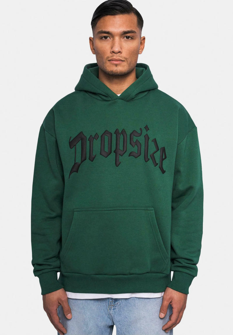 Heren Hoodie - washed green  S M L XL