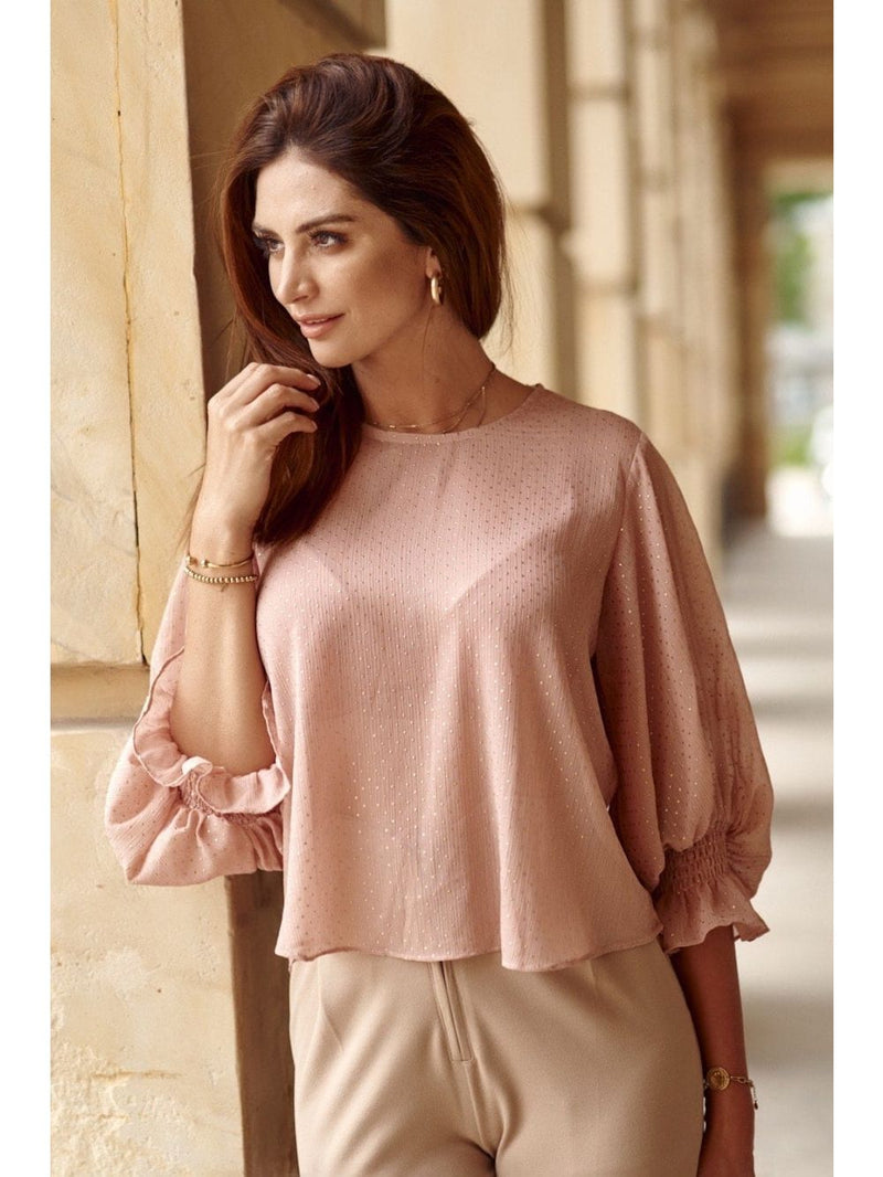 https://fasardi.eu/dirty-pink-transparent-blouse-with-puff-sleeves-444.html