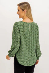 Dames shirt groen xs s m l xl xxl