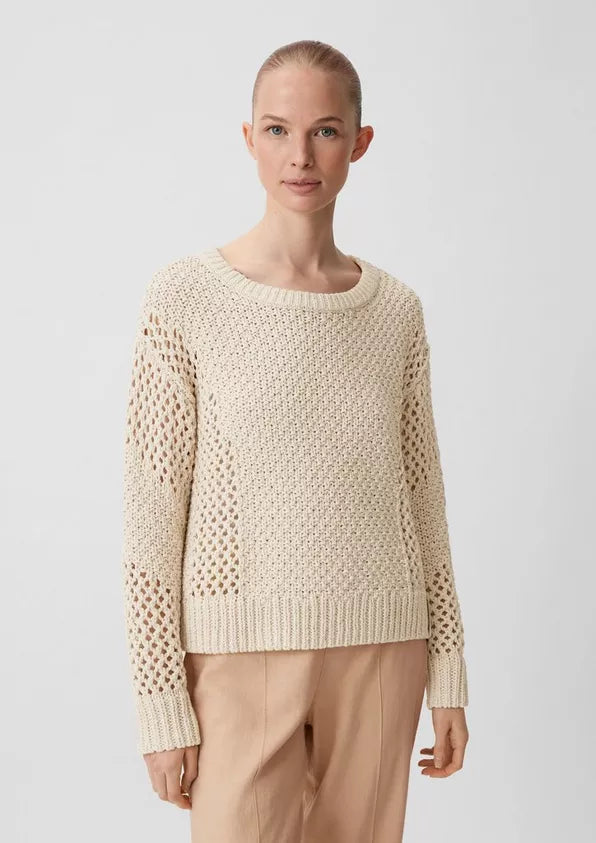 Dames trui geel beige s m l