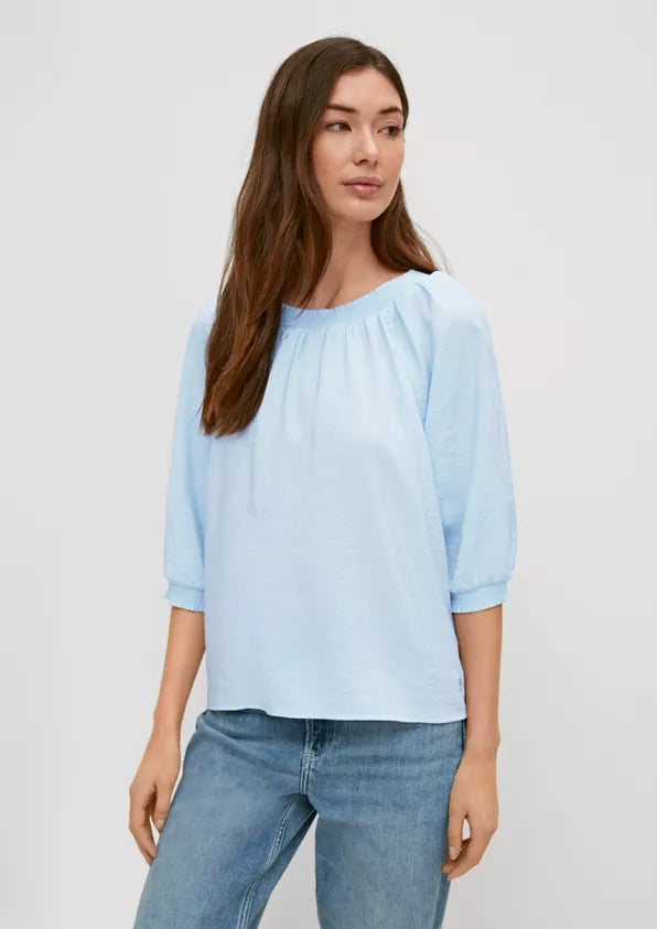 Blusa mujer blanco celeste xs sml xl xxl xxxl