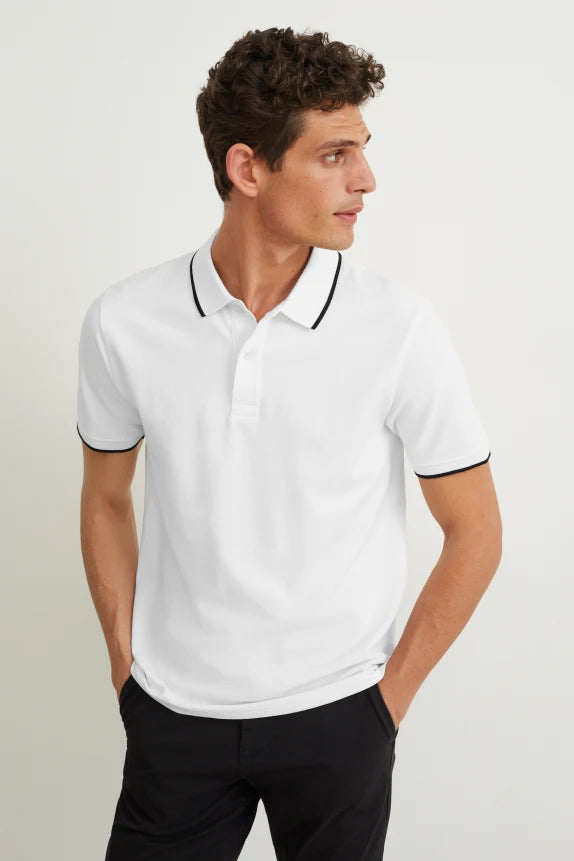 Polo de hombre blanco beige negro rojo azul azul oscuro sml xl xxl