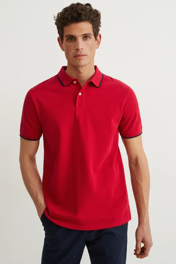 Polo de hombre blanco beige negro rojo azul azul oscuro sml xl xxl