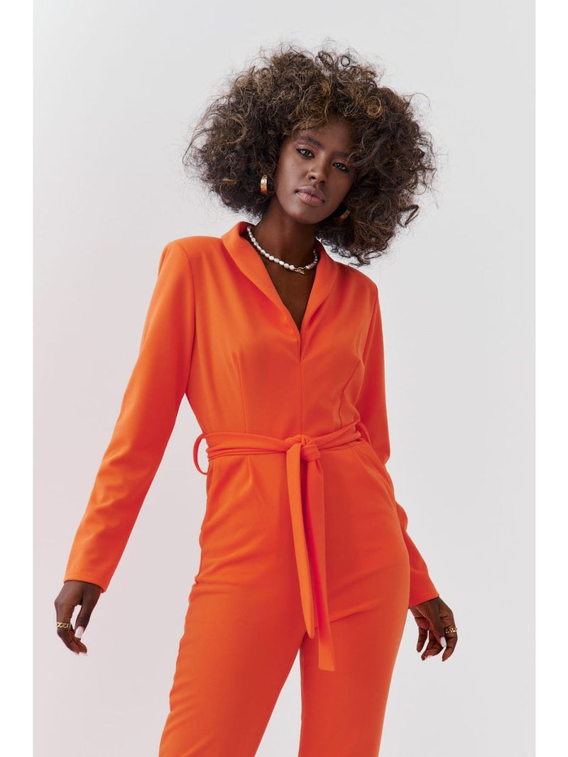 Dames jumpsuit roze geel oranje s m l