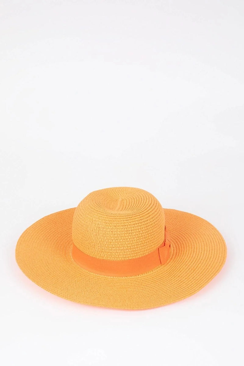 Gorro de playa para mujer azul naranja rosa