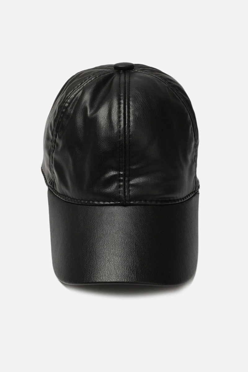 Gorra de mujer negro mate