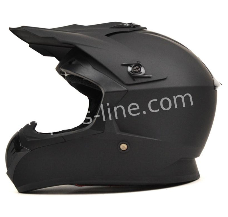 Scooterhelm vito motocross tivoli matte zwart s m l xl xxl