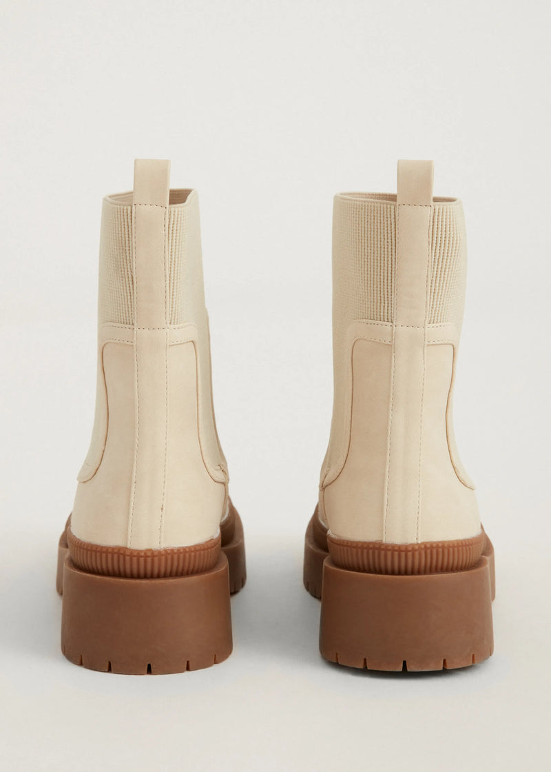 Dames boots zwart beige 36 37 38 39 40 41