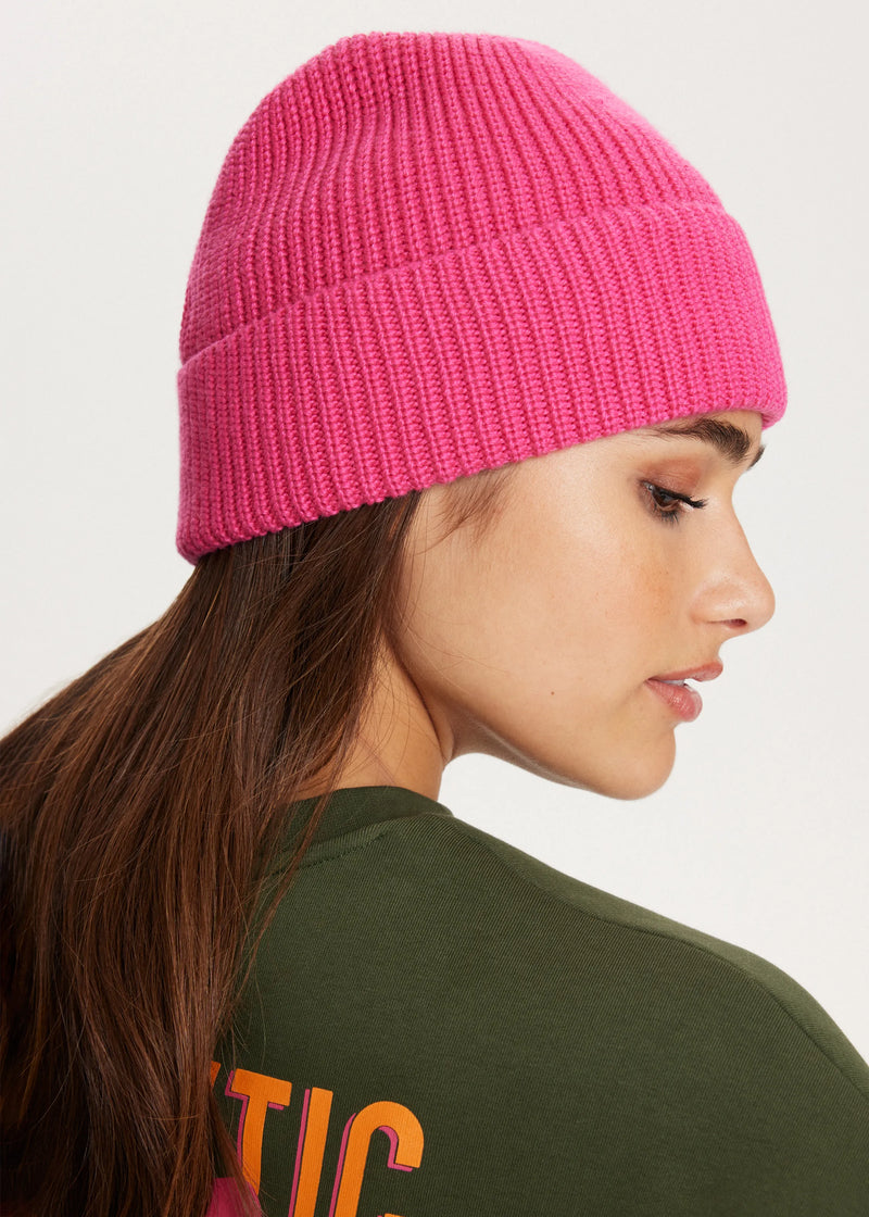 Gorro de mujer rosa lila beige verde violeta azul