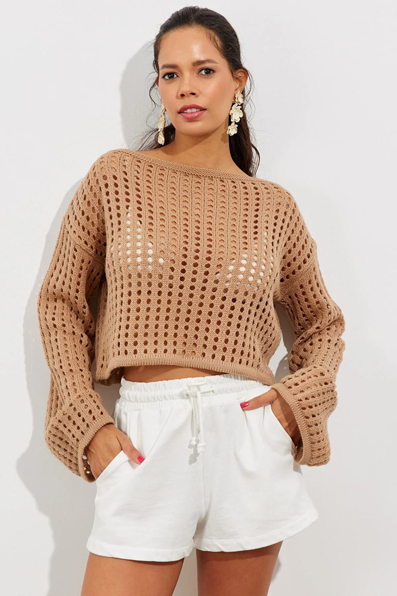 https://www.trendyol.com/en/cool-sexy/women-s-fuchsia-spanish-sleeve-openwork-knitwear-short-blouse-smt181-p-742990438