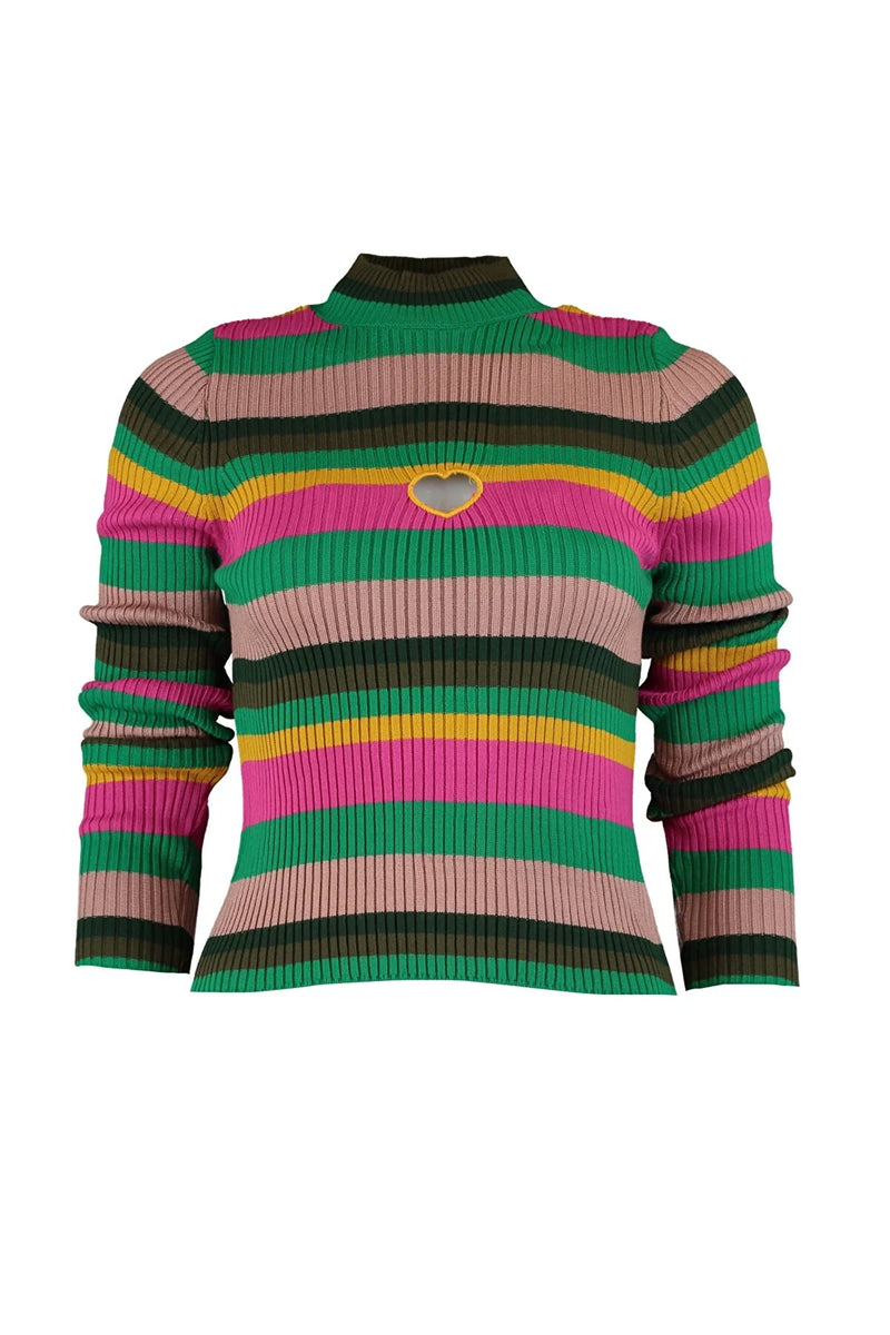 Jersey de mujer multicolor sml