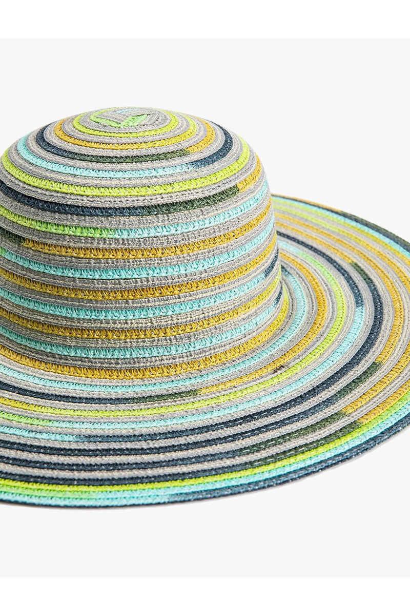 Sombrero de playa para mujer azul