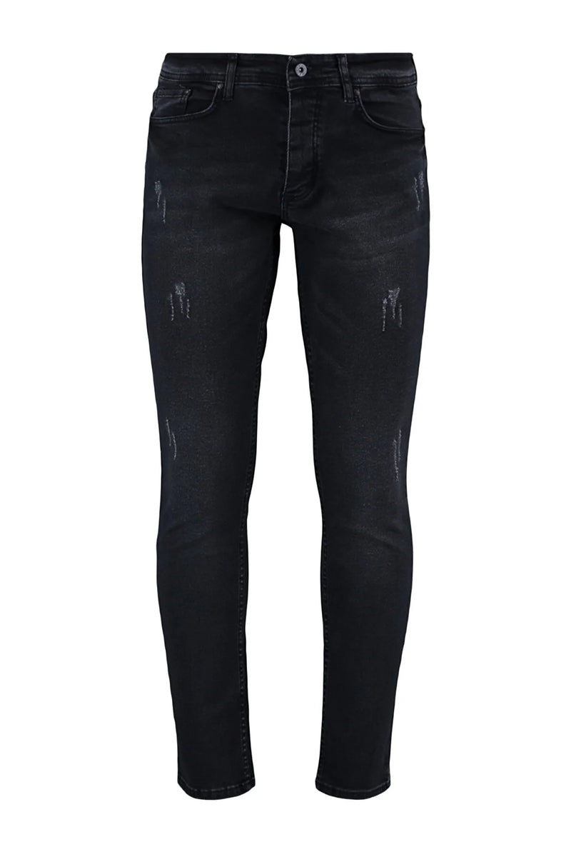 Heren spijkerbroek jeans zwart s m l xl xxl