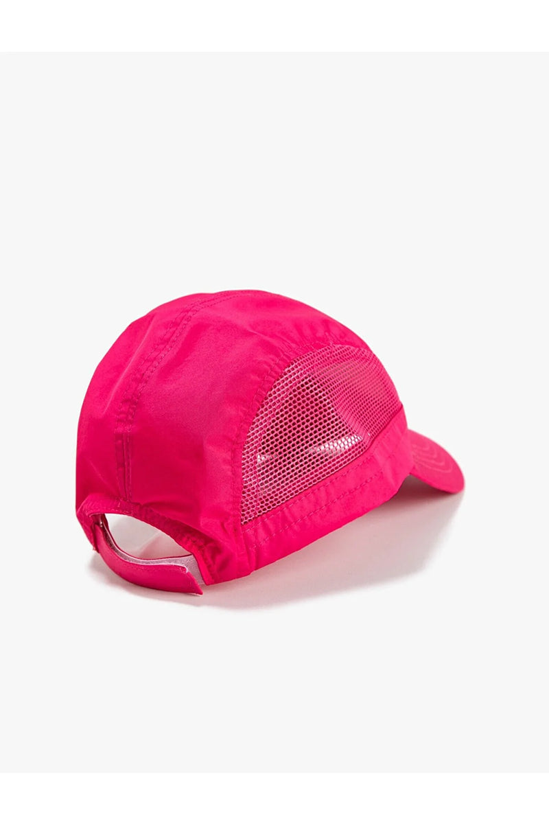 Gorra de mujer rosa verde oscuro