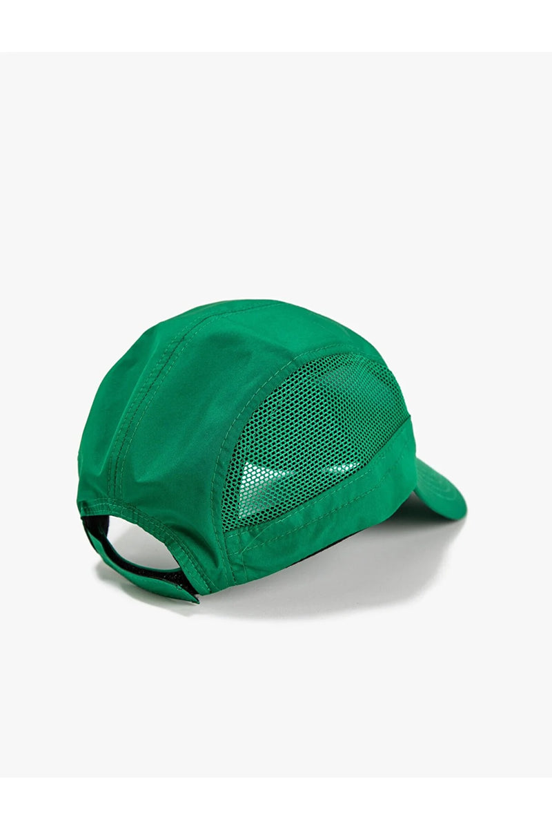 Gorra de mujer rosa verde oscuro