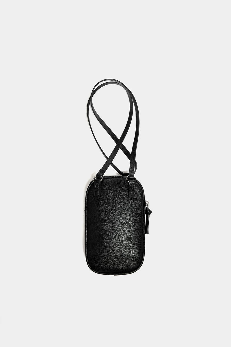 Bolsa para teléfono móvil unisex negra