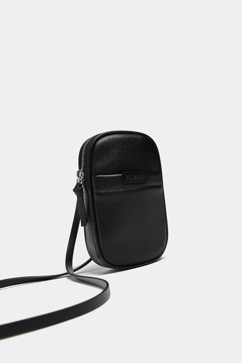 Bolsa para teléfono móvil unisex negra