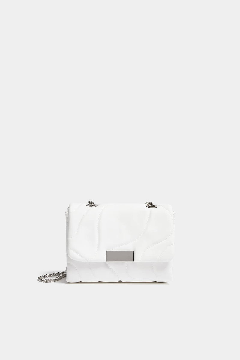 Bolso bandolera mujer negro verde blanco