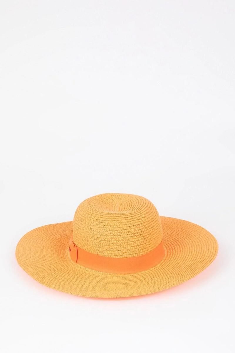 Gorro de playa para mujer azul naranja rosa