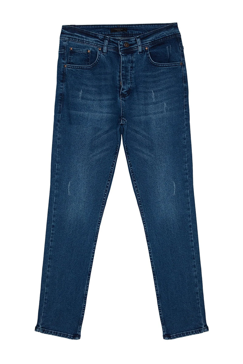 Heren spijkerbroek jeans donkerblauw xs s m l xl