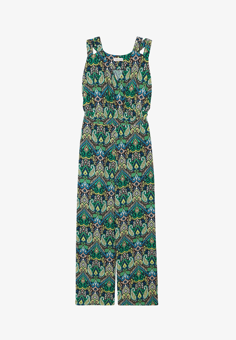 Dames jumpsuit donkergroen xs s m l xl xxl