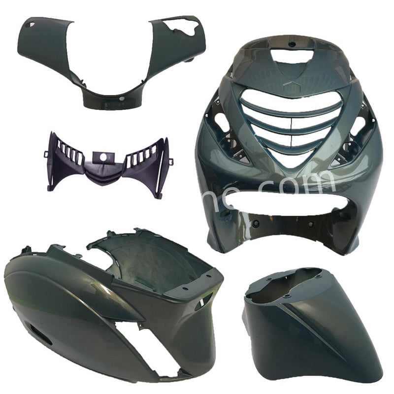 Body set Piaggio Zip 5 piezas místico violeta azul gris hielo azul micra mystique caramelo rojo mate verde huracan