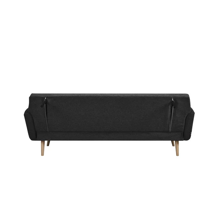 Conjunto de sofás sofá cama negro ancho 205cm alto 79cm