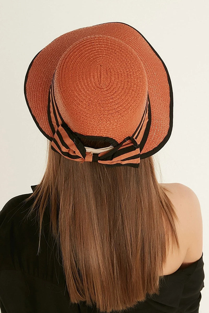 Gorro de mujer naranja