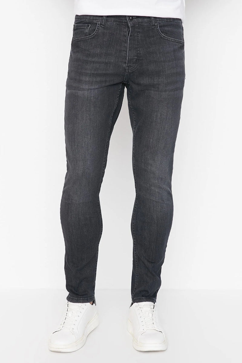 Heren spijkerbroek jeans zwart xs s m l xl xxl