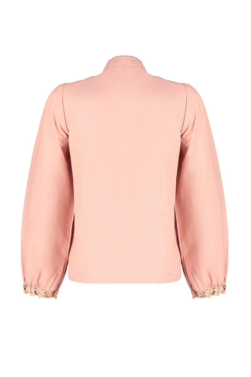 Dames blouse roze lichtblauw mintgroen wit zwart lichtroze lichtgeel xxs xs s m