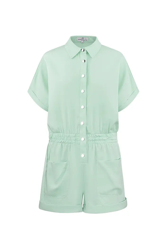 Colorful playsuit - green S M L