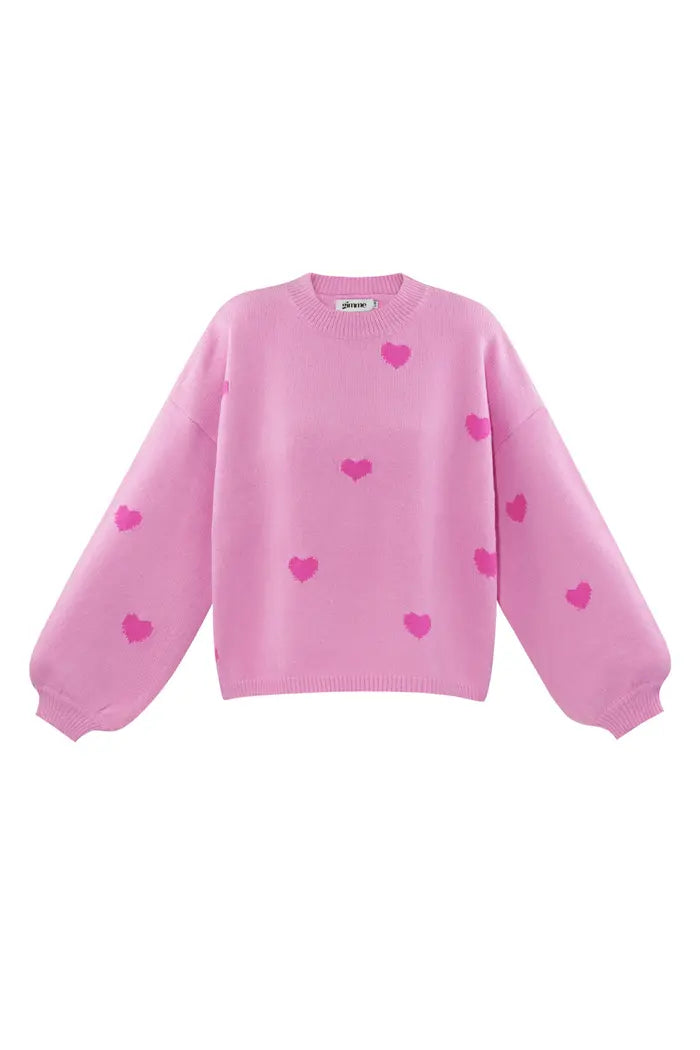 Heartfelt Hugs sweater - pink S M L