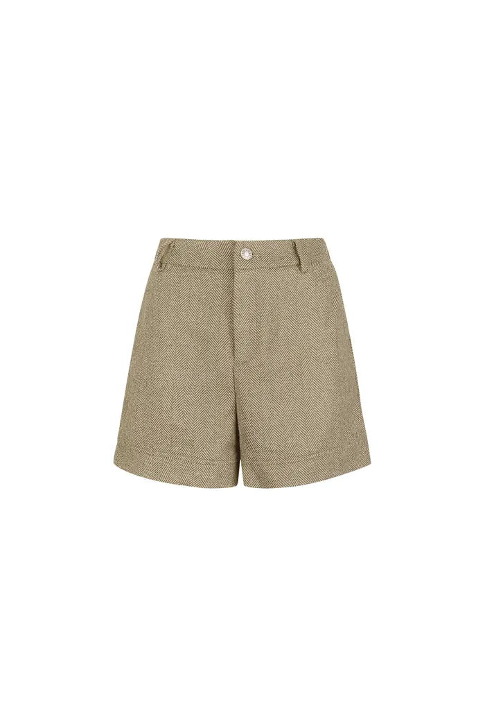 Short knitted deluxe - Beige S M L