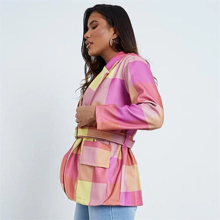 Chaqueta mujer rosa amarillo xs sml xl