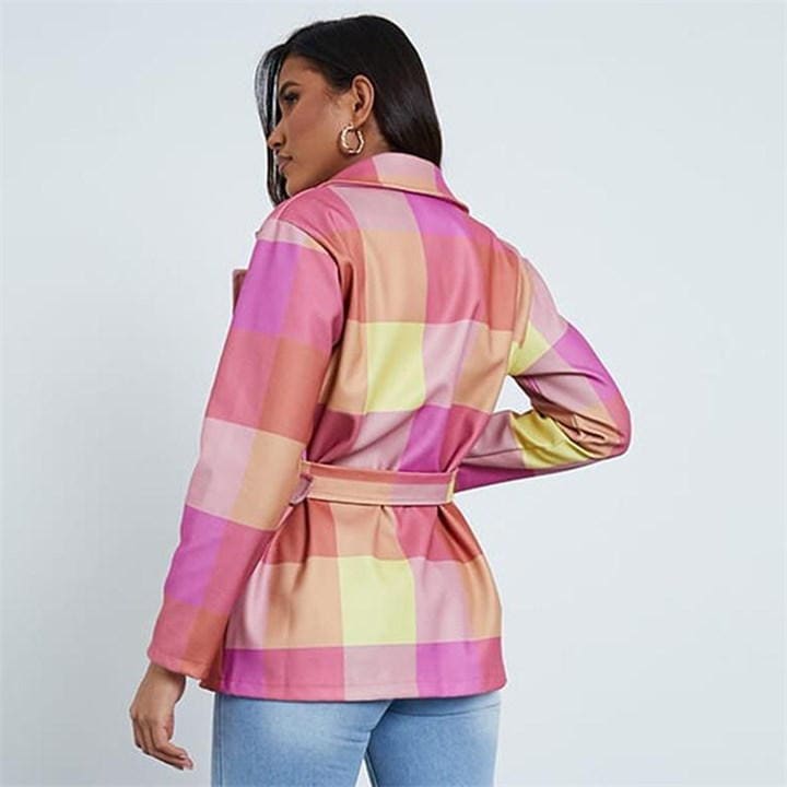 Chaqueta mujer rosa amarillo xs sml xl