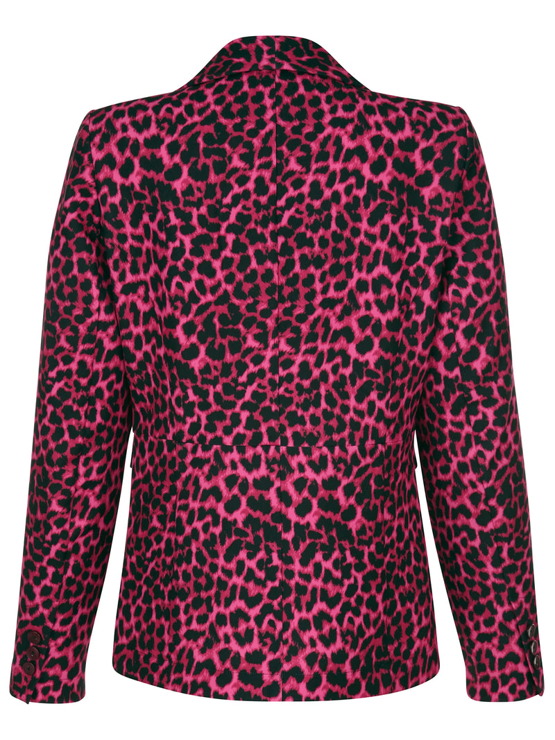 Blazer mujer estampado leopardo rosa negro sml xl xxl xxxl xxxxl xxxxxl